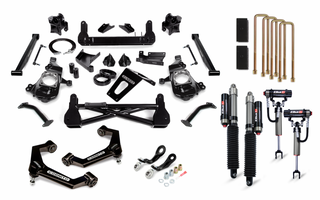 Cognito 7-Inch Premier Lift Kit with Elka 2.5 Reservoir Shocks For 20-22 Silverado/Sierra 2500/3500 2WD/4WD