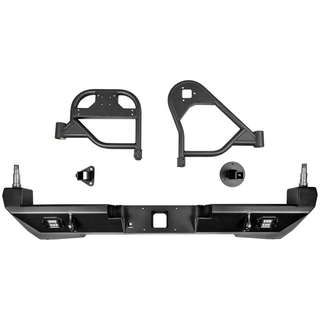 Tacoma High Clearance Dual Swing-Out Bumper 05-15 Toyota Tacoma Black Powdercoat All Pro Off Road