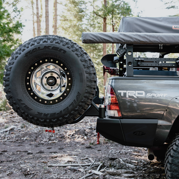 Tacoma High Clearance Dual Swing-Out Bumper 05-15 Toyota Tacoma Black Powdercoat All Pro Off Road