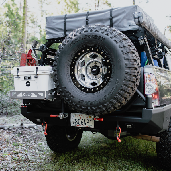 Tacoma High Clearance Dual Swing-Out Bumper 05-15 Toyota Tacoma Black Powdercoat All Pro Off Road