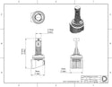 H10 SLF LED Yellow Pair Diode Dynamics