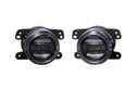 Elite Series Fog Lamps for 2007-2018 Jeep JK Wrangler w/ Plastic Bumper Pair Cool White 6000K Diode Dynamics