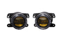 Elite Series Fog Lamps for 2018-2022 Jeep JL Wrangler Sahara/Rubicon w/ Plastic Bumper Pair Yellow 3000K Diode Dynamics