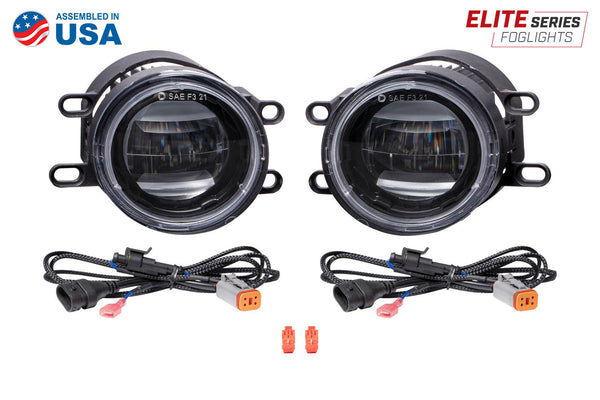 Elite Series Fog Lamps for 2013-2021 Toyota Tacoma Pair Cool White 6000K Diode Dynamics