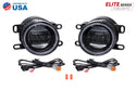 Elite Series Fog Lamps for 2010-2013 Lexus GX460 Pair Cool White 6000K Diode Dynamics