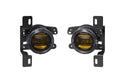 Elite Series Fog Lamps for 2018-2022 Jeep JL Wrangler Rubicon w/ Steel Bumper Pair Yellow 3000K Diode Dynamics