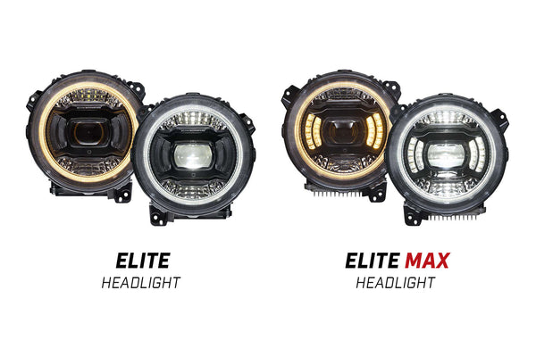 Elite Max LED Headlamps for 2018-2022 Jeep JL Wrangler Diode Dynamics