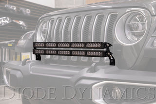 SS30 Bumper Bracket Kit for 2018-2021 Jeep JL Wrangler/Gladiator, White Driving Single