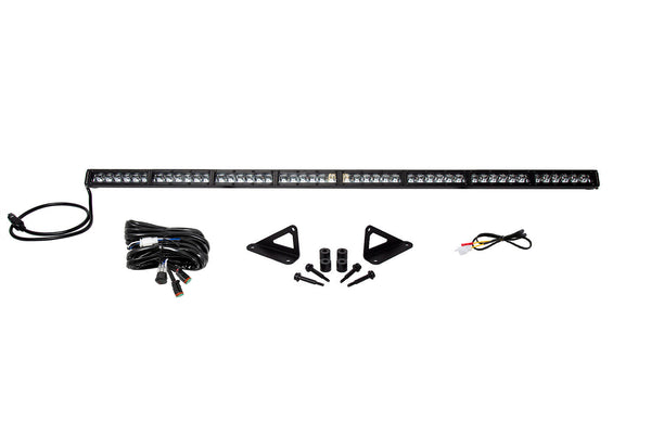 SS50 Hood LED Light Bar Kit for 2018-2021 Jeep JL Wrangler/Gladiator, White Driving