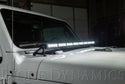 SS50 Hood LED Light Bar Kit for 2018-2021 Jeep JL Wrangler/Gladiator, White Combo