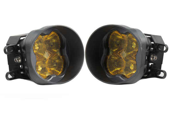 SS3 LED Fog Light Kit for 2010-2021 Toyota 4Runner, Yellow SAE Fog Sport