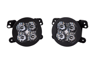 SS3 LED Fog Light Kit for 2007-2018 Jeep JK Wrangler White SAE/DOT Driving Sport Diode Dynamics