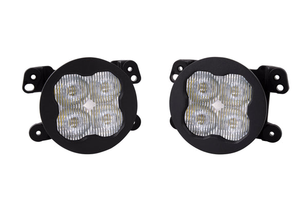 SS3 LED Fog Light Kit for 2018-2021 Jeep JL Wrangler, White SAE Fog Sport