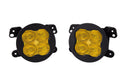 SS3 LED Fog Light Kit for 2018-2021 Jeep JL Wrangler, Yellow SAE Fog Sport