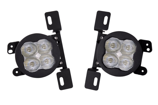 SS3 LED Fog Light Kit for 2018-2021 Jeep JL Wrangler, White SAE Fog Sport