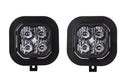 SS3 LED Fog Light Kit for 11-16 Ford Super Duty F-250/F-350 White SAE/DOT Driving Sport Diode Dynamics