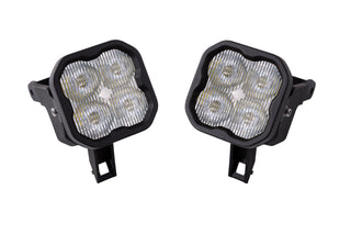 SS3 LED Fog Light Kit for 99-10 Ford Super Duty F-250/F-350 White SAE Fog Sport Diode Dynamics