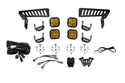 SS3 Cowl LED Bracket Kit for 2018-2021 Jeep JL Wrangler/Gladiator, Yellow Pro