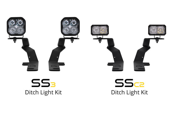 SS3 LED Ditch Light Kit for 17-20 Ford Raptor Bracket Only Diode Dynamics