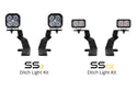 SS3 LED Ditch Light Kit for 2017-2020 Ford Raptor, Sport White Combo Diode Dynamics