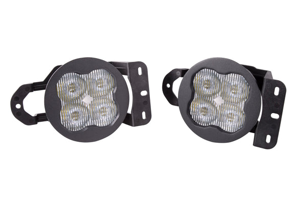 SS3 LED Fog Light Kit for 2018-2021 Jeep JL Wrangler, White SAE Fog Sport