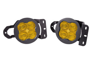 SS3 LED Fog Light Kit for 2018-2021 Jeep JL Wrangler, Yellow SAE Fog Pro