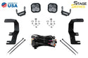 SS3 LED Ditch Light Kit for 2014-2019 Silverado/Sierra, Sport White Combo Diode Dynamics