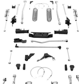 5.5 Inch Extreme Duty 4-Link Long Arm Lift Kit with Shocks Rubicon Express 