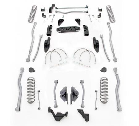 3.5 Inch 4 Link Long Arm Lift Kit W/Mono Tube Shocks 07-18 Jeep Wrangler JK Unlimited 4Dr Extreme Duty Rubicon Express