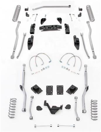 3.5 Inch JK Lift Kit Extreme Duty Long Arm System 4 Link Front/Rear No Shocks 07-18 Jeep Wrangler JK 2 Dr Rubicon Express