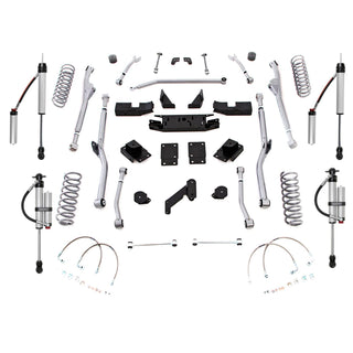 3.5 Inch Long Arm Lift Kit with Monotube Reservoir Shocks  07-18 Jeep Wrangler JK 2 Door Rubicon Express