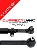Currectlync Steering Modular Extreme Duty Drag Link JL/JT Bolt-On 1 5/8 Inch Diameter Bolt-On Semi-Gloss Black PC Finish RockJock 4X4