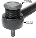 Currectlync Steering Modular Extreme Duty Drag Link JL/JT Bolt-On 1 5/8 Inch Diameter Bolt-On Semi-Gloss Black PC Finish RockJock 4X4