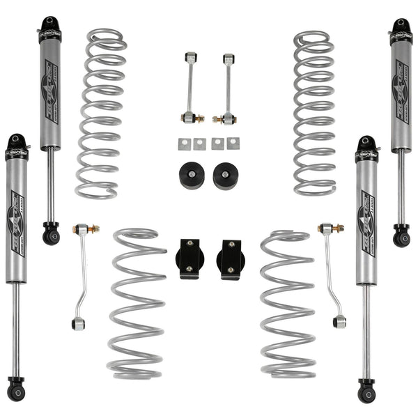 2.5 Inch Standard Kit with Monotube Reservoir Shocks 18-Current Jeep Wrangler JL 4 Door Rubicon Express