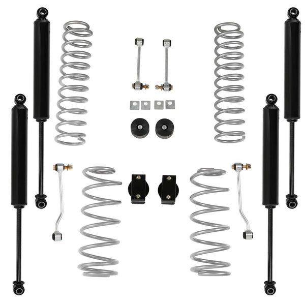 2.5 Inch Standard Lift Kit with Twin Tube Shocks 18-Current Jeep Wrangler JL 4 Door Rubicon Express