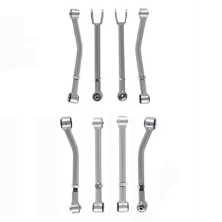 Control Arm Kit Super-Flex Series Adjustable Uppers and Lowers Jeep Wrangler JK Rubicon Express