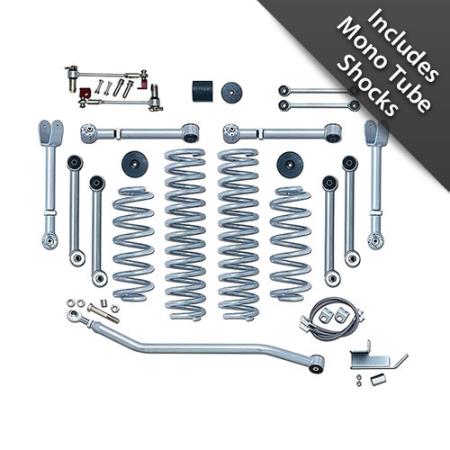 TJ Lift Kit 4.5 Inch Super Flex W/Mono Tube Shocks 97-06 Wrangler TJ Unlimited Rubicon Express