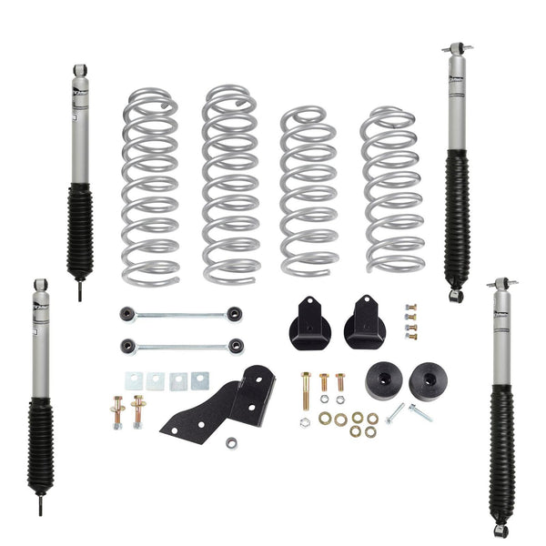 JK Lift Kit 2.5 Inch W/Mono Tube Shocks 07-18 Jeep Wrangler JK 2 Dr Rubicon Express