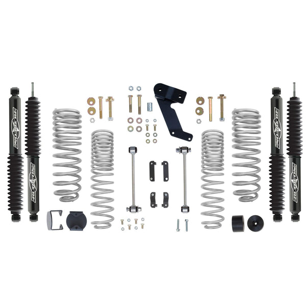 2.5 Inch Progressive Coil Lift Kit with Twin Tube Shocks 07-12 Jeep Wrangler JK Rubicon Express