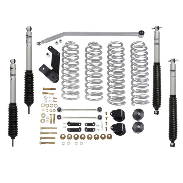 JK Lift Kit Standard 3.5 Inch W/Mono Tube Shocks 07-18 Jeep Wrangler JKU 4 Dr Rubicon Express