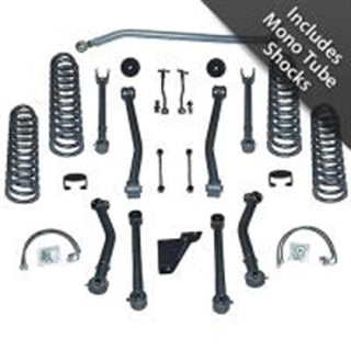 JK Lift Kit Super Flex 4.5 Inch W/Mono Tube Shocks 07-18 Jeep Wrangler JKU 4 Dr Rubicon Express