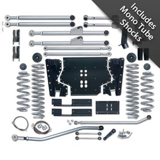 3.5 Inch TJ Lift Kit Extreme Duty Long Arm System W/Mono Tube Shocks 97-02 Wrangler TJ Rubicon Express