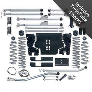 3.5 Inch TJ Lift Kit Extreme Duty Long Arm System W/Twin Tube Shocks 03-06 Wrangler TJ Rubicon Express