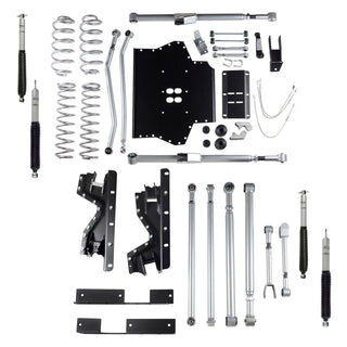 4.5 Inch TJ Lift Kit Extreme Duty Long Arm System W/Mono Tube Shocks 03-06 Wrangler TJ Rubicon Express