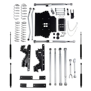 4.5 Inch TJ Lift Kit Extreme Duty Long Arm System W/Twin Tube Shocks 03-06 Wrangler TJ Rubicon Express