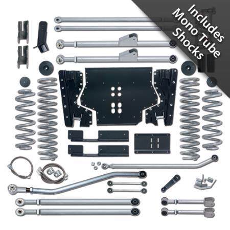 4.5 Inch LJ Lift Kit Extreme Duty Long Arm System W/Mono Tube Shocks 04-06 Wrangler LJ Rubicon Express