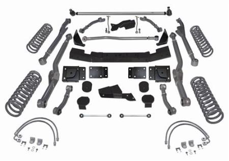 5.5 Inch 3 Link Lift Kit Upgrade Long Arm Rear 07-18 Jeep Wrangler JK/JKU Extreme Duty Rubicon Express