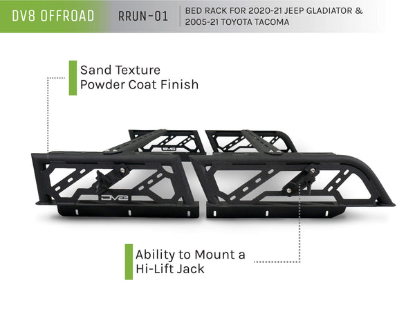 Bed Rack For 2005-2023 Tacoma/ 2021 Up JT Gladiator