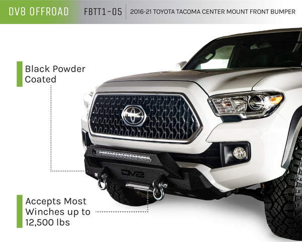 2016-2023 Toyota Tacoma Center Mount Front Bumper