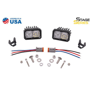 Diode Dynamics - SSC2 SAE/DOT White Sport Standard LED Pod (Pair)